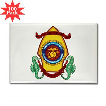 CL - M01 - 01 - Marine Corps Base Camp Lejeune - Rectangle Magnet (100 pack) - Click Image to Close